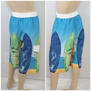 *BOYS* OCEAN PACIFIC, Shark/Surfboard motif swim